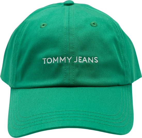 Tommy Hilfiger TJW Linear Logo Casquette Femme - Vert Olympique - Taille Unique