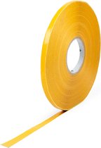 Dubbelzijdig tape - Breedte 10 mm - Transparant met netstructuur - Rol 250 meter