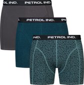 Petrol Industries - Heren 3-pack Boxershorts Denver - - Maat M