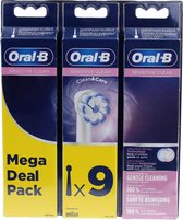 Oral-B Sensitive Clean 80339524 tête de brosses 9 pièce(s) Blanc