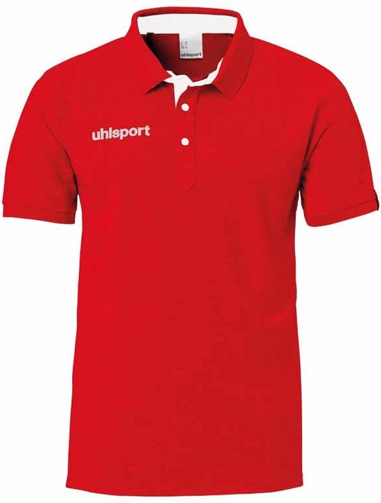 Uhlsport Essential Prime Poloshirt Met Korte Mouwen Rood 3XL Man