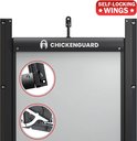 Chickenguard alu deur met vergrendelingsmechanisme