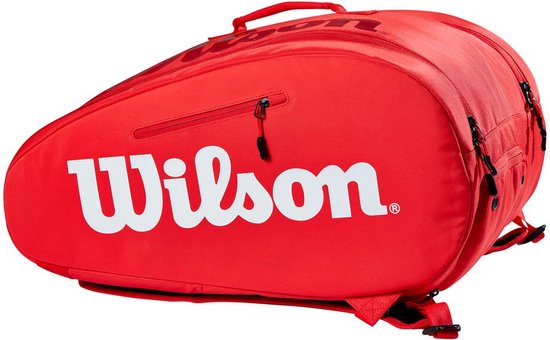 Wilson Padel Super Tour Bag Red - Sporttassen - Multi