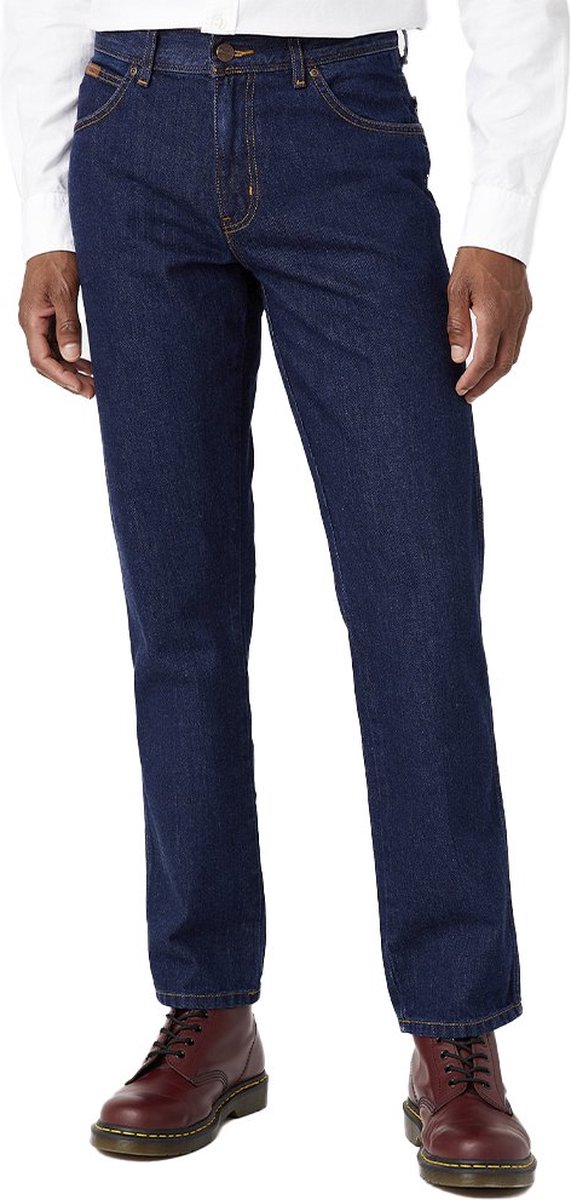 Wrangler Heren Jeans Broeken regular/straight Fit 48W 34L Volwassenen Darkstone (w12105009)