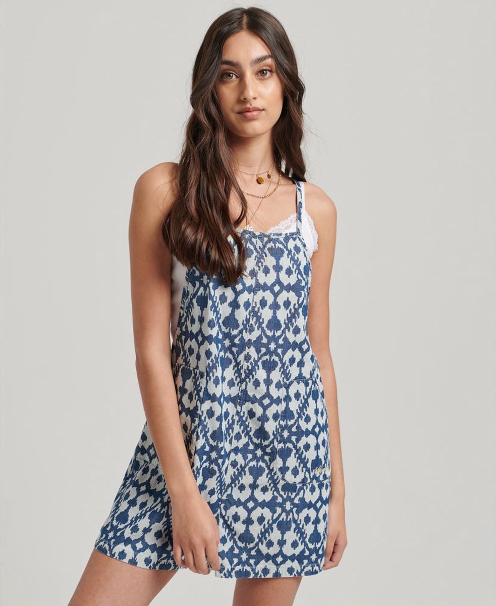Superdry Geweven Vintage playsuit Dames Jurken Denim