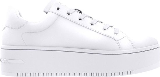 Tommy Jeans Flatform Sneakers Wit EU 38 Vrouw