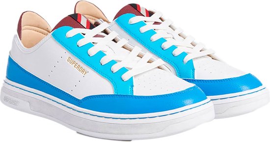 Superdry Vegan Lux Low Sneakers Wit,Blauw EU 41 Man