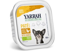 12x Yarrah Bio Hondenvoer Paté Kip 150 gr