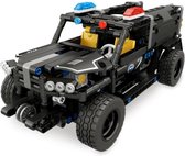 Voiture de Police - Mold King - SWAT Jeep - Coffret cadeau - Module alimenté R/C - Jeu de construction