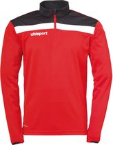 Uhlsport Offense 23 Ziptop Heren - Rood / Zwart / Wit | Maat: XL