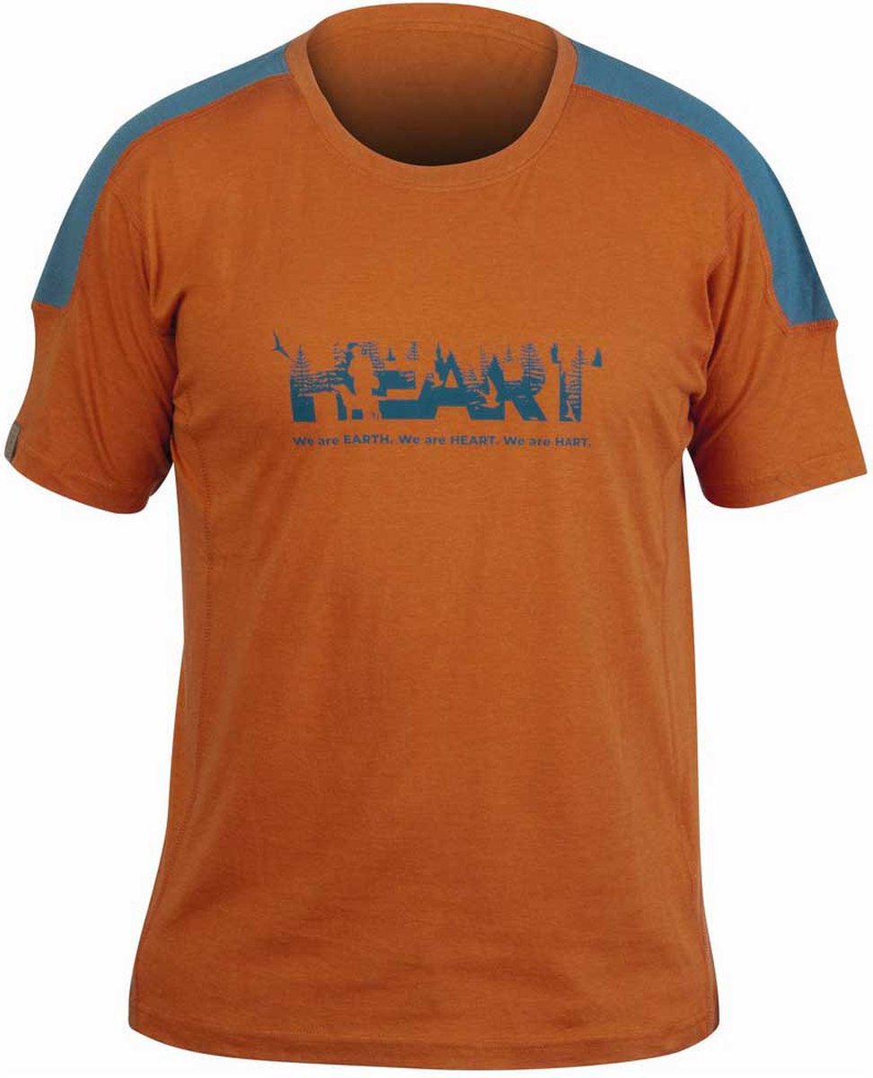 Hart Hunting Heart T-shirt Met Korte Mouwen Oranje 3XL Man