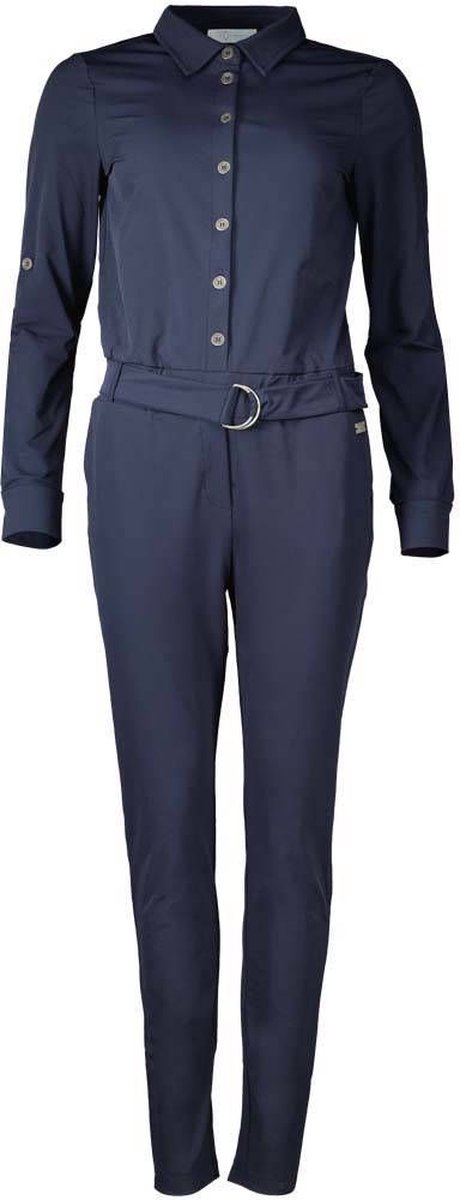 TQ Amsterdam - Jumpsuit Gerda Donkerblauw - Vrouwen - Maat XL