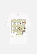 Pokémon - Mimikyu Dames T-shirt - L - Wit