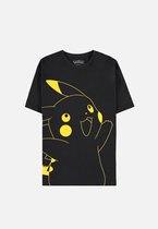 Pokémon - Pikachu Heren T-shirt - 2XL - Zwart