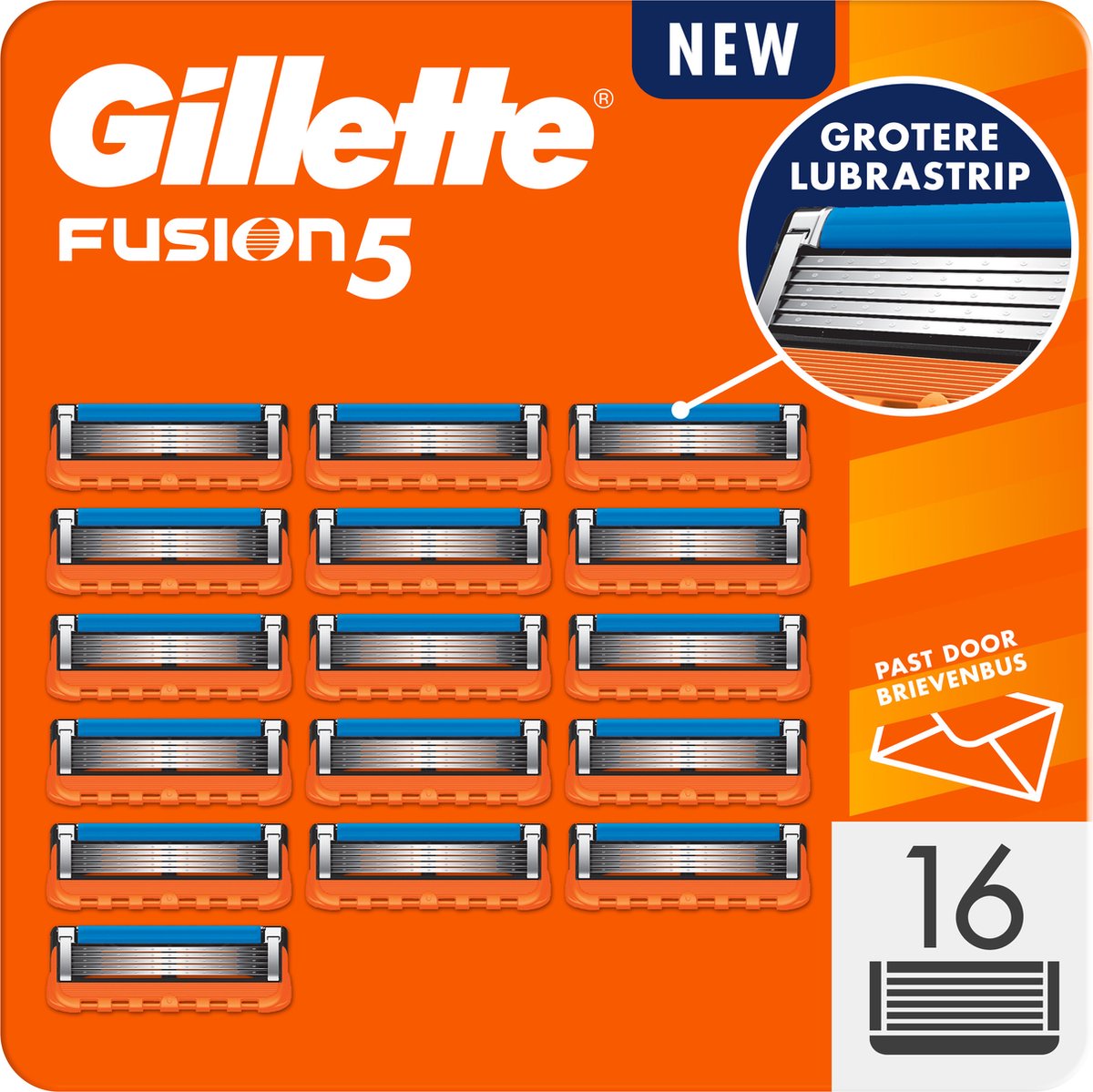 Gillette Fusion5 - Voor Mannen - 16 Scheermesjes - Gillette
