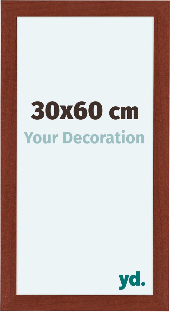 yd. Your Decoration - Fotolijst 30x60 cm - MDF - Kersen - Como