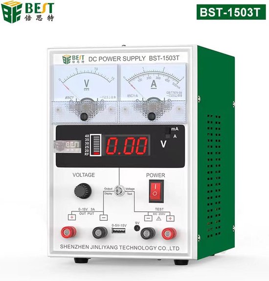 Foto: Beste voedingstation bst 1502t accessoires elektronica uitgangsspanning 0v 15v supplyspanning 220v 110v 50 60h