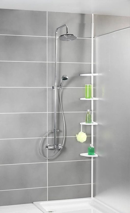 Telescopische douchehoek Compact Wit | 3201010100