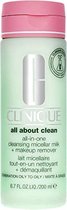 Clinique All-in-one Lait Micellaire Démaquillant + Démaquillant Combinaison Très Sec à Sec 200 ml