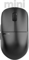 Pulsar X2H Mini Black - Muis - Bedraad & draadloos - PAW3395 - 650 IPS - 26000 DPI - zwart