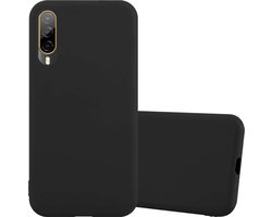 Cadorabo Hoesje geschikt voor HTC Desire 22 PRO in CANDY ZWART - Beschermhoes gemaakt van flexibel TPU silicone Case Cover