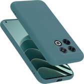 Cadorabo Hoesje geschikt voor OnePlus 10 PRO 5G in LIQUID GROEN - Beschermhoes gemaakt van flexibel TPU silicone Case Cover