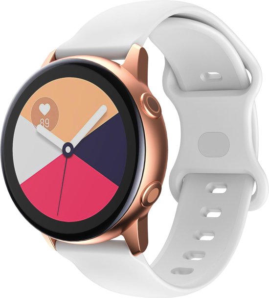 Cadorabo Silicone bandje 20mm geschikt voor Samsung Galaxy Watch