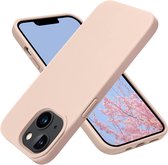 MNCdigi - Slim-fit siliconen hoesje - Roze - Geschikt voor Apple iPhone 13