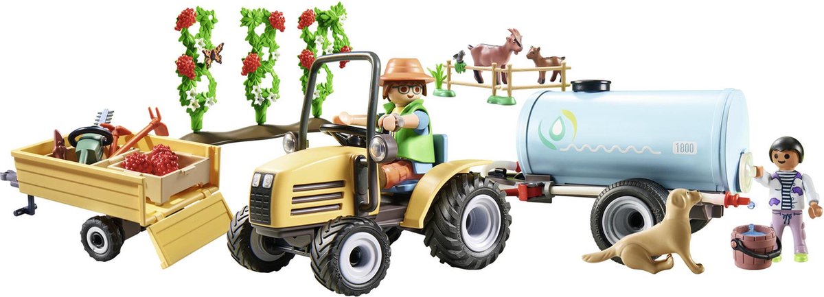 PLAYMOBIL Country Tractor met aanhanger en watertank - 71442 — afbeelding 6