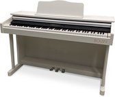 Bolan CP-2 piano numérique blanc - piano de maison avec mobilier - piano débutant - piano électrique 88 touches - piano avec de nombreux sons et accompagnement rythmique