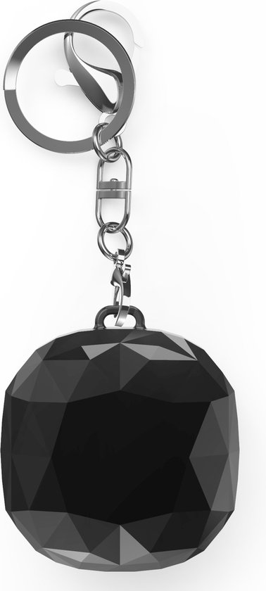 Cadorabo Hoesje geschikt voor Samsung Galaxy Buds PRO / LIVE / Buds 2 - Design Diamant Zwart - Draagbare TPU hoofdtelefoon beschermhoes Case