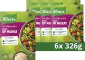 Knorr Wereldgerechten Indiase Kip Madras Maaltijdpakket - 6 x 326 g - Voordeelverpakking