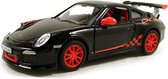 Porsche 911 GT3 RS Zwart – Kinsmart 1:36 -Modelauto - Schaalmodel - Miniatuurauto - Model auto