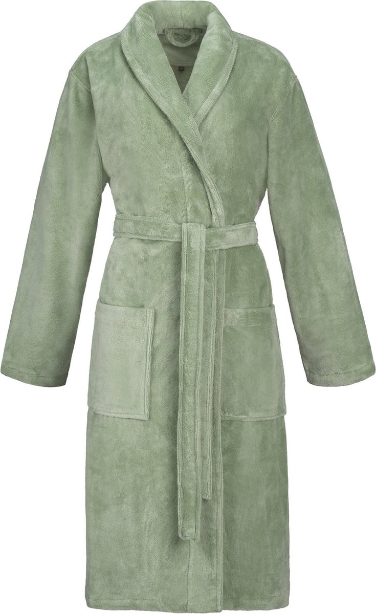 Vossen dames badjas Pippa soft green small
