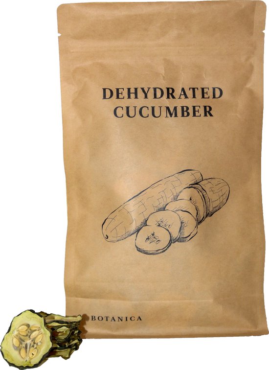 Gedroogde komkommer schijfjes - 70 gram