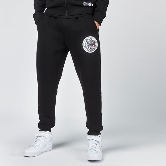 Ajax-broek zwart met oud Ajax logo