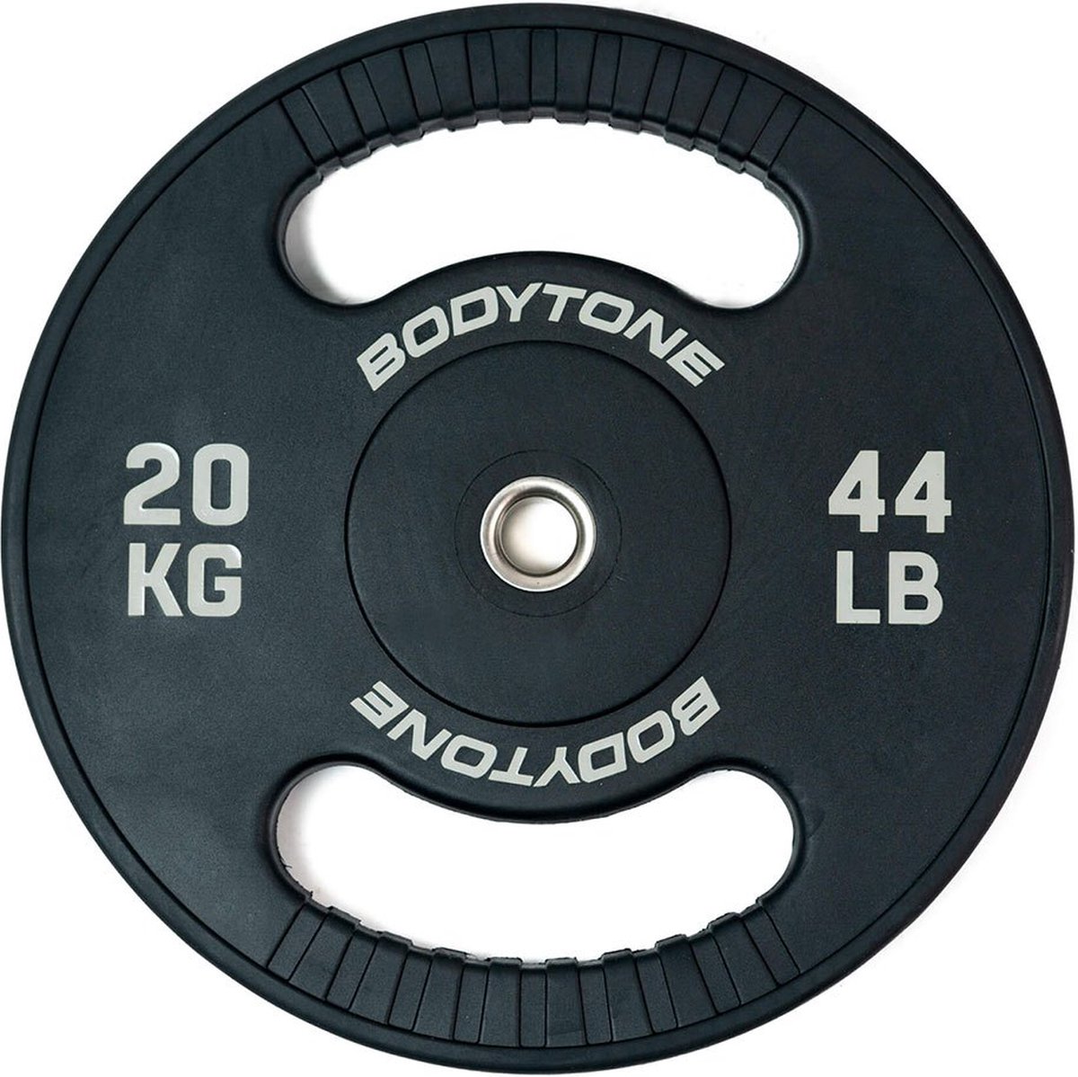 Bodytone Rubber 20kg Olympische Bumper Plate Zilver 20 kg