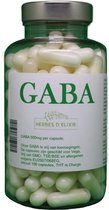 Herbes D'elixir | GABA capsules | 500mg per capsules | 100 stuks | Vegan capsules
