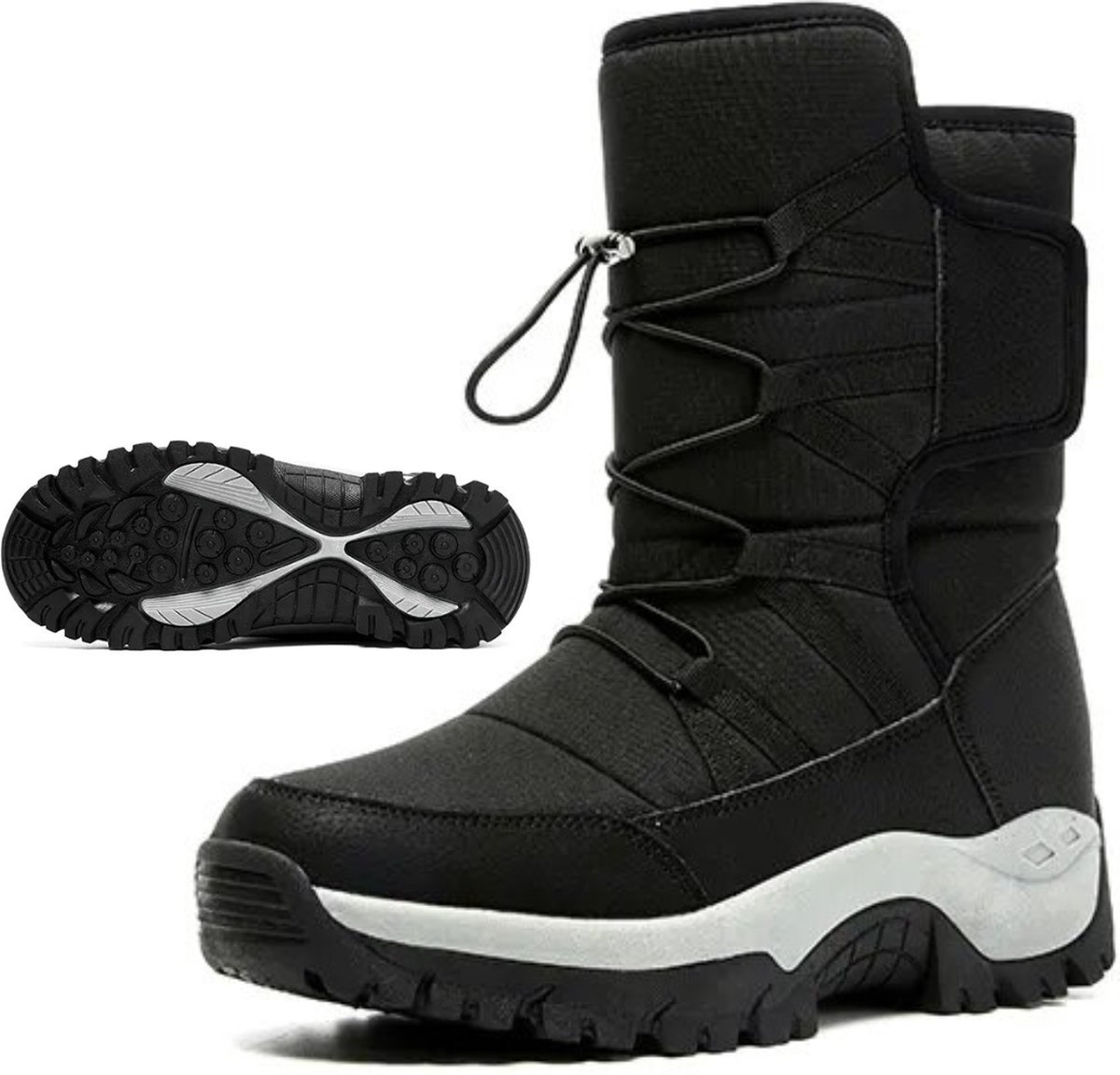 Livano Sneeuwschoenen - Snowboots - Sneeuwboots - Heren - Wintersport - Ski - Ski Gadgets - EU38 - Zwart