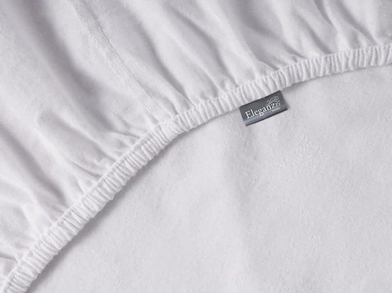 Eleganzzz Topper Molton 100% Katoen - Molton 140x200cm - Wit - Protège-matelas - Couvre-matelas - Double