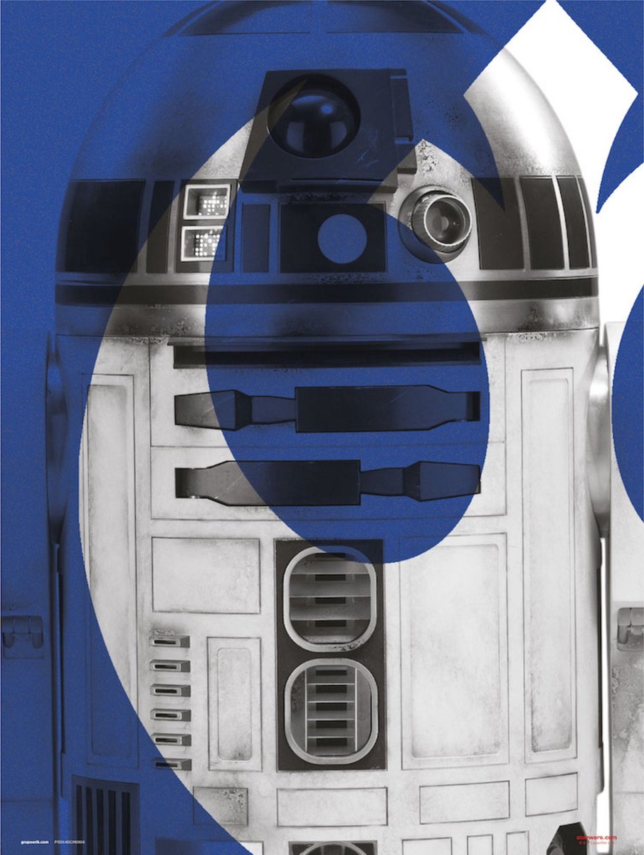 Grupo Erik Kunstdruk Star Wars - Episode IX R2 D2 30x40cm Divers