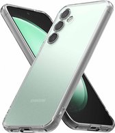 Ringke Fusion | Hoesje Geschikt voor Samsung Galaxy S23 FE | Back Cover met Antikrascoating | Militaire Standaard | Matte Transparant