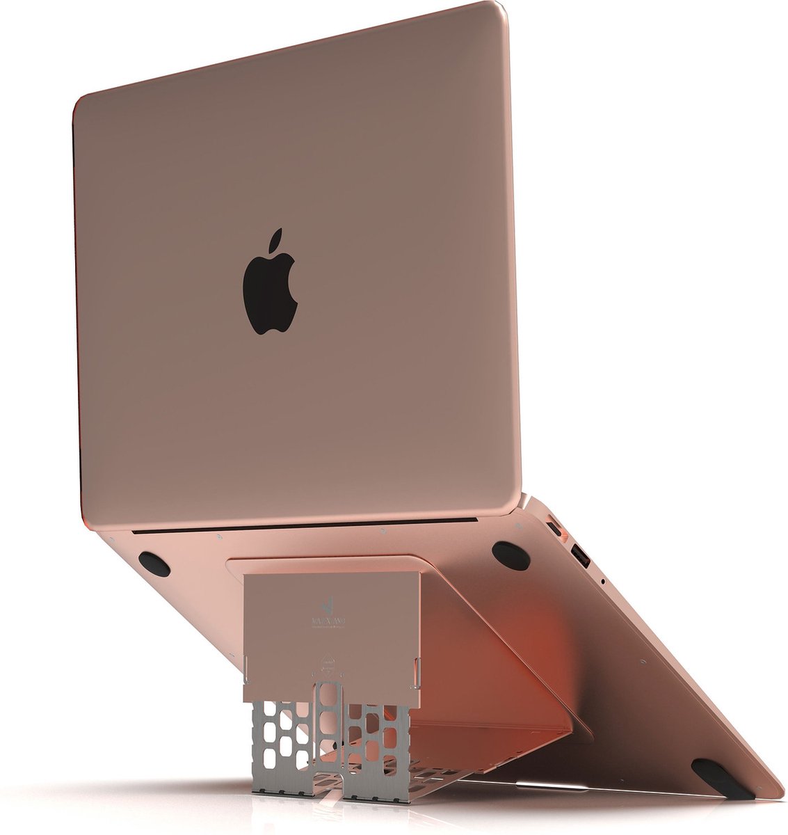 Majextand 's werelds dunste en meest portable laptopstandaard - Rosé Goud
