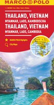 Thaïlande, Vietnam, Laos, Cambodge Marco Polo Map