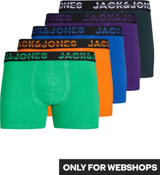 Jack & Jones Boxershorts Heren Trunks JACDALLAS 5-Pack - Maat M