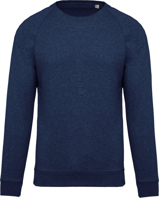 Sweatshirt Kind 12/14 Y (12/14 ans) Kariban Ronde hals Lange mouw French Navy Heather 80% Katoen, 20% Polyester