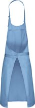 Schort/Tuniek/Werkblouse Unisex One Size Kariban Sky Blue 35% Katoen, 65% Polyester