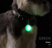 Lampe de sécurité pour chien I LED Chiens Cadellight I Lumière animale I Lampe de collier pour chien I Vert