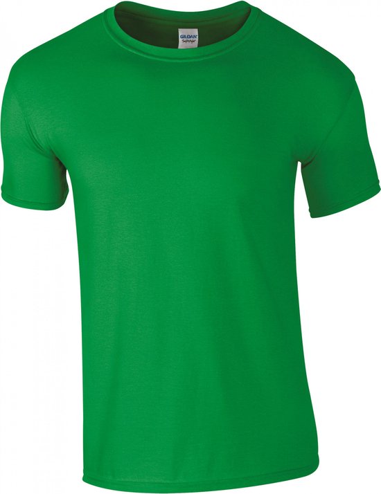 T-shirt met ronde hals 'Softstyle® Ring Spun' Gildan Irish Green - 4XL