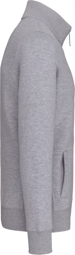 Sweatshirt Heren XXL Kariban Lange mouw Oxford Grey 80% Katoen, 20% Polyester